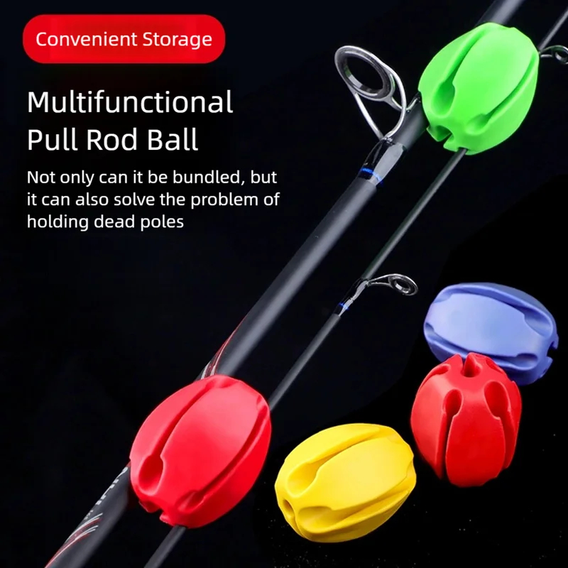 Fishing Equipment Holder - Fishing Rod Ball Retaining Clip Rod