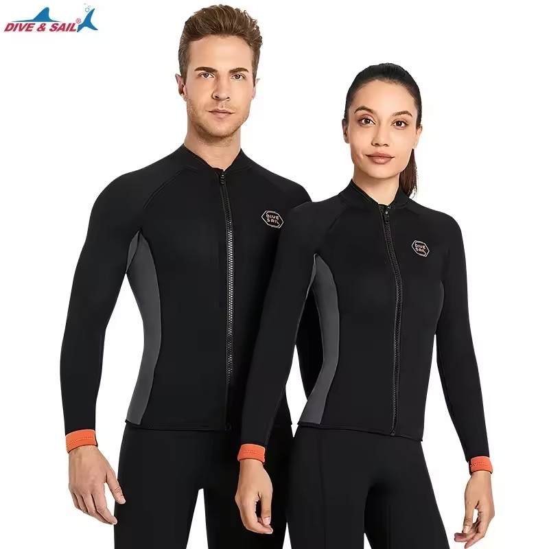 Surf Fishing Equipment - Neoprene 3MM Men Women Wetsuit Jacket
