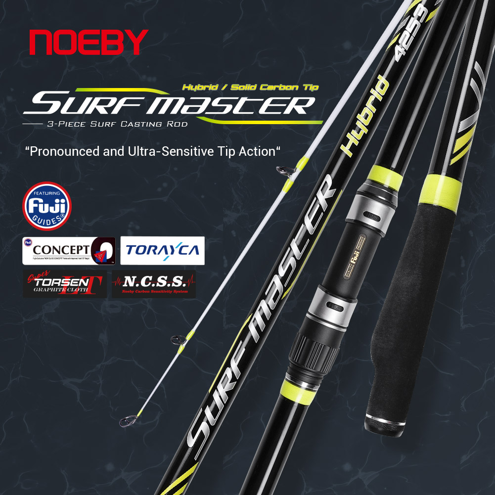 Surf Fishing Equipment - NOEBY Surf Casting Fishing Rod 4.25m