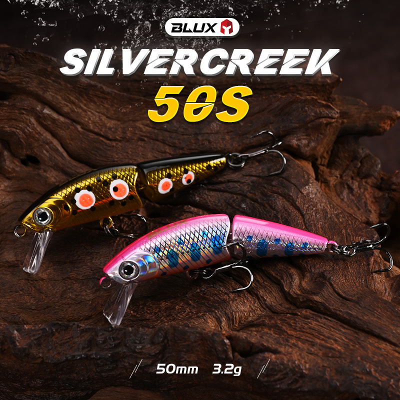 BLUX DR. Minnow Joint 50S Swim - Trout Fishing Lure recension och pris