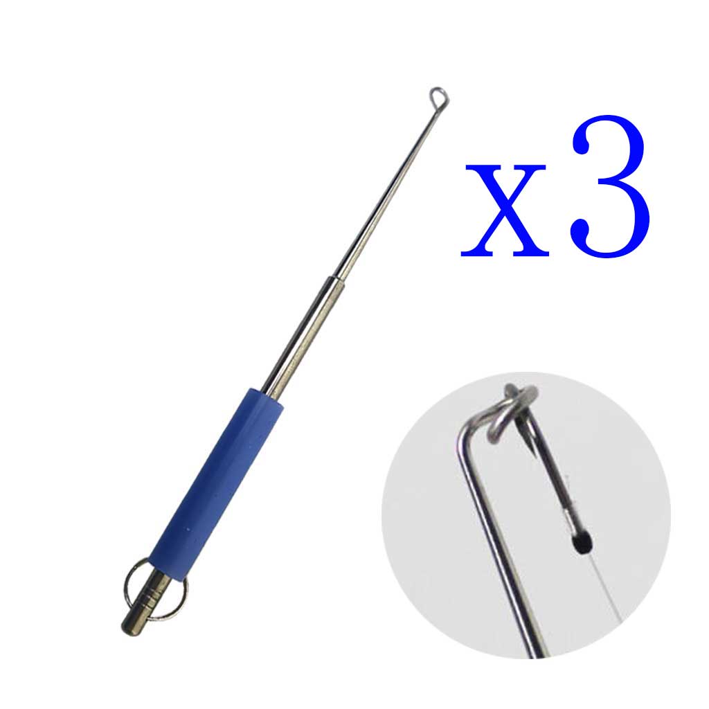 3-Pack Stainless Steel Fish Ho - Fishing Equipment Pictures recension och pris