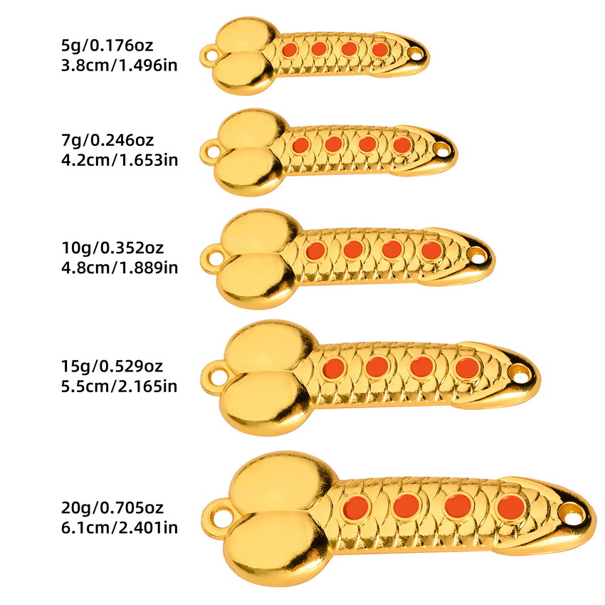 Metal Spoon Penis Shape Fishin - Trout Fishing Lure recension och pris