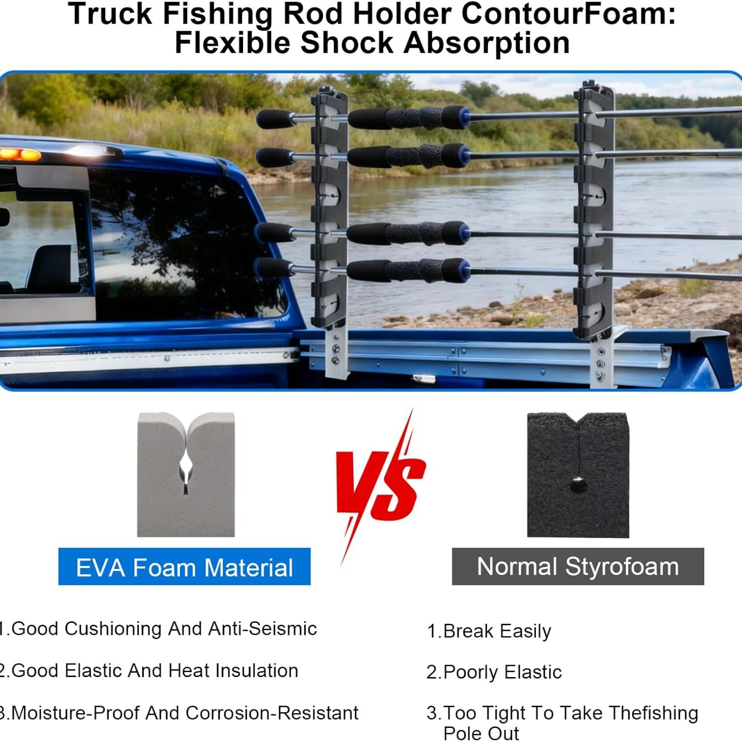 Fishing Rod Holder for Truck B - Fishing Equipment Holder recension och pris