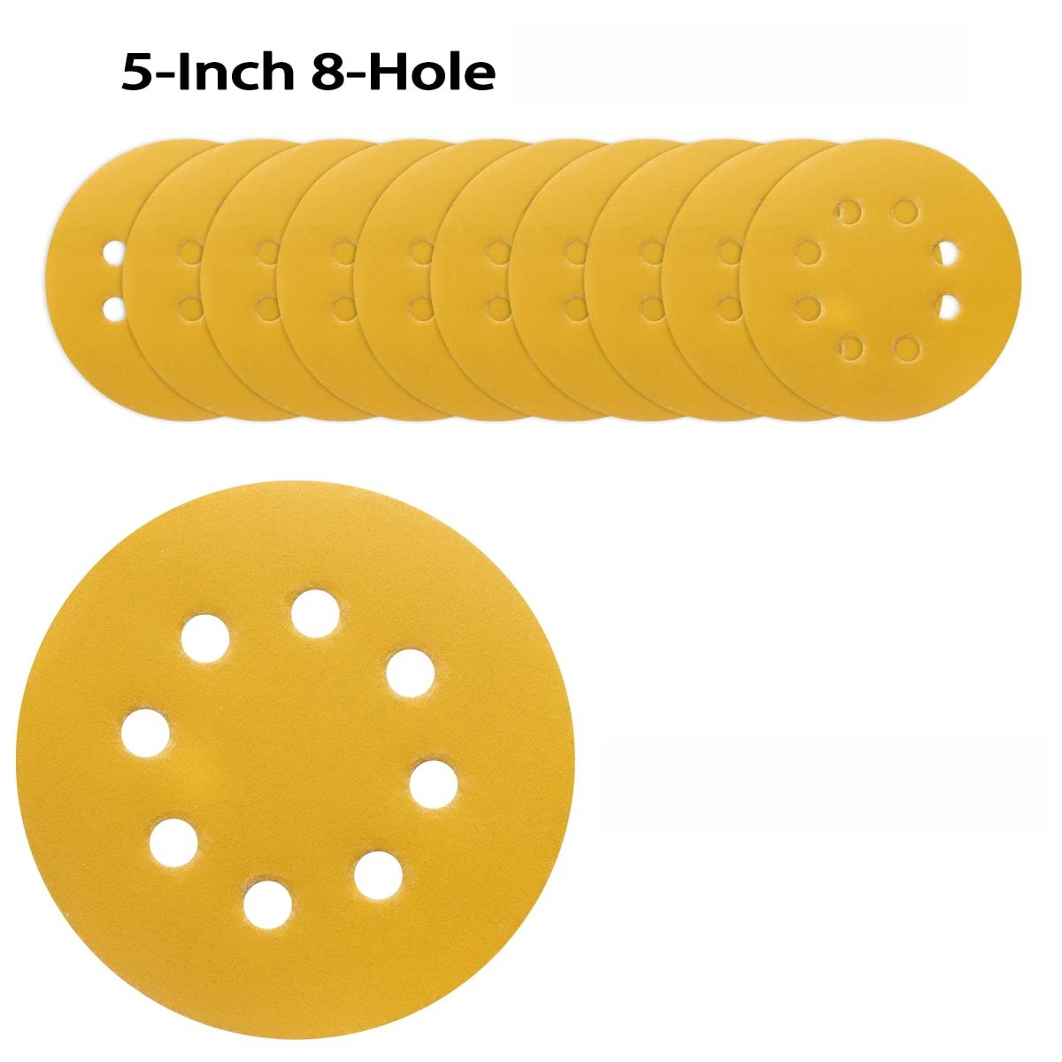 10-100PCS 5 Inch 8 Hole Sandin - Circle Hook Set recension och pris
