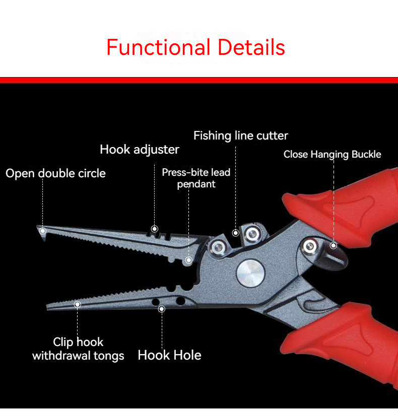 High-Precision Luya Pliers Mul - Fishing Equipment Pictures recension och pris