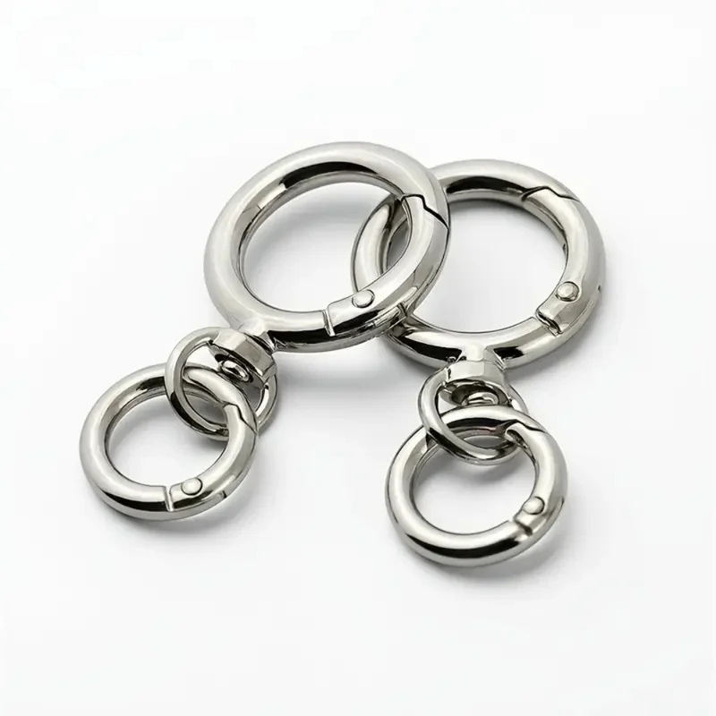 2Sets Round Spring Snap Carabi - Circle Hook Set recension och pris