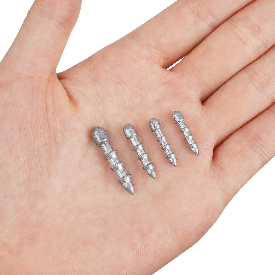 60PCS Nail weights Worm Fishin - Trout Fishing Lure recension och pris