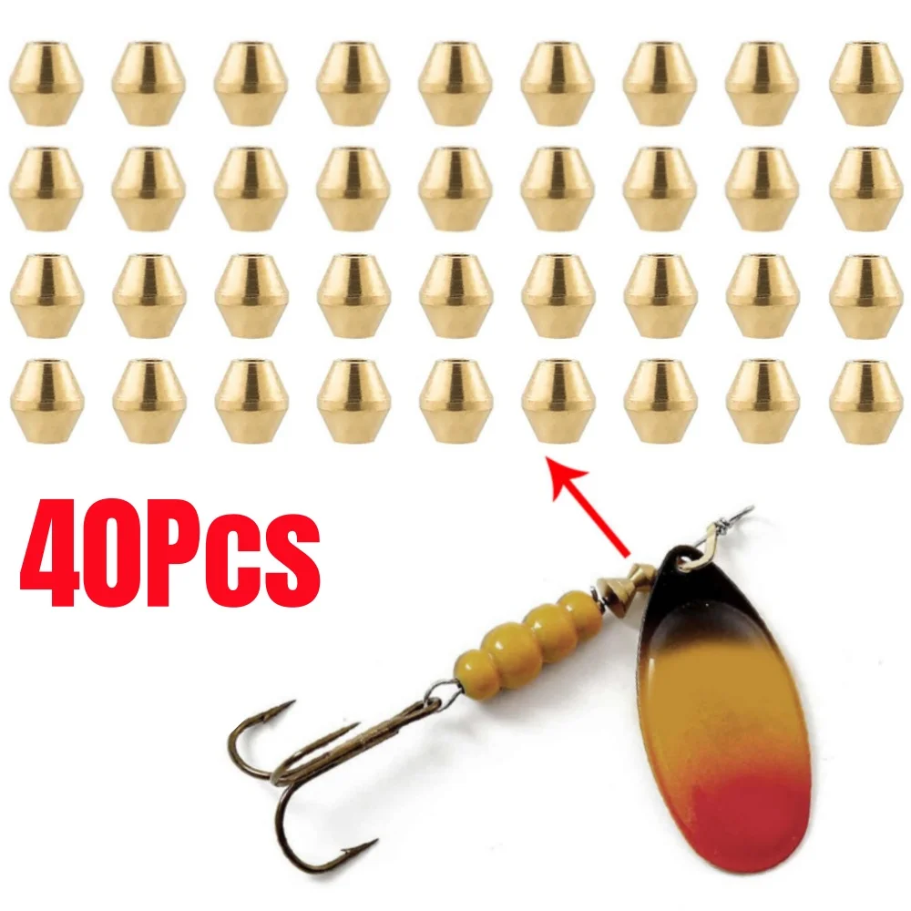 40pcs DIY Lure Brass Fishing B - Trout Fishing Lure recension och pris
