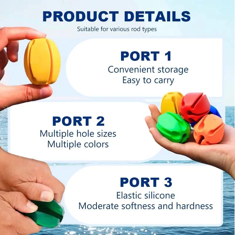 6/12/18Pcs Rod Protection Cove - Fishing Equipment Holder recension och pris