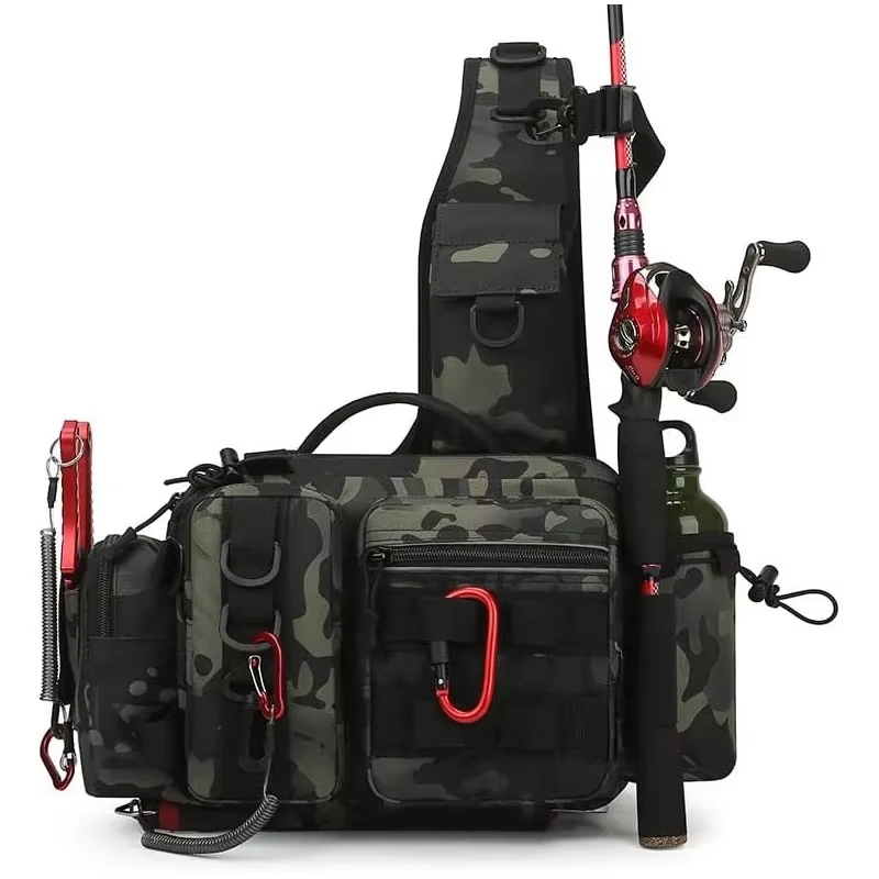 Outdoor Tactical Camping Climb - Fishing Backpack recension och pris