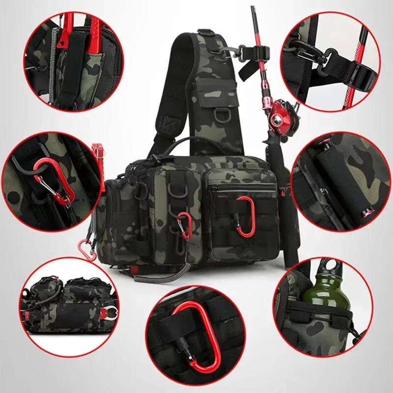 Outdoor Tactical Camping Climb - Fishing Backpack recension och pris