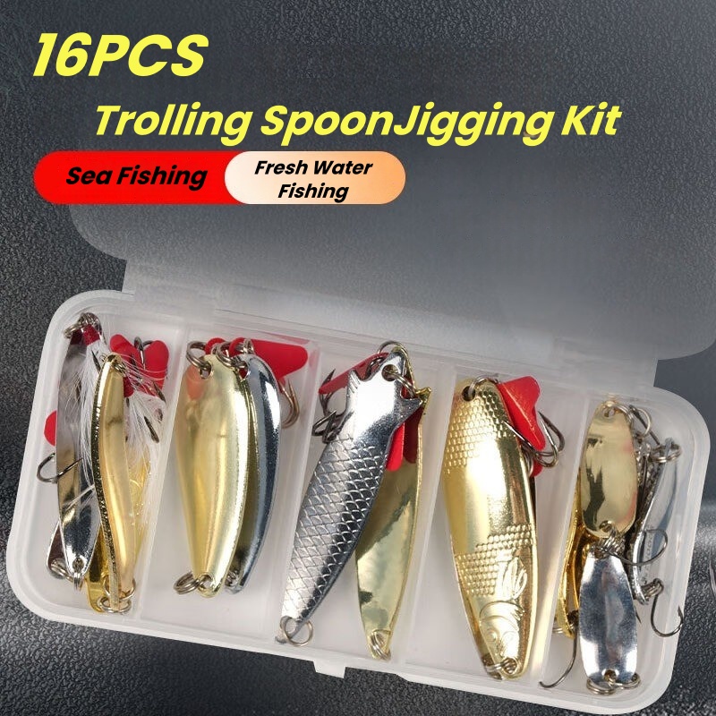 Fishing Lure Kit 16 Pcs Sets T - Trout Fishing Lure recension och pris
