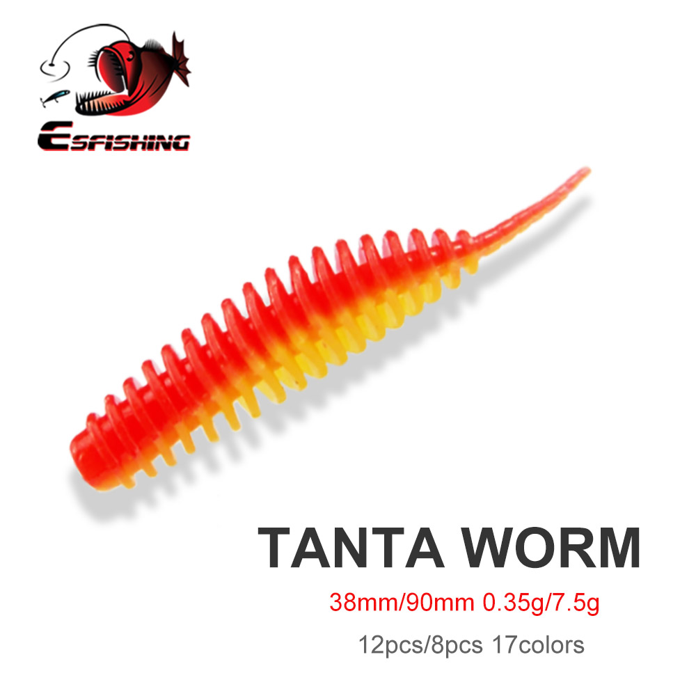 ESFISHING Fishing Worm Bait Lu - Trout Fishing Lure recension och pris