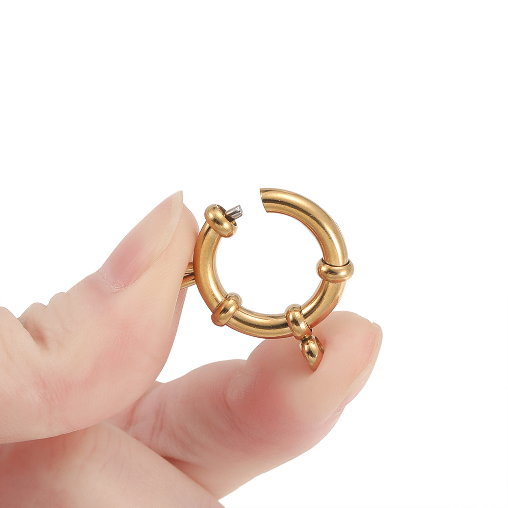 2pcs Stainless Steel Round Spr - Circle Hook Set recension och pris