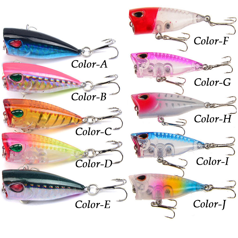 YUCONG 1PC Mini Popper Fishing - Trout Fishing Lure recension och pris