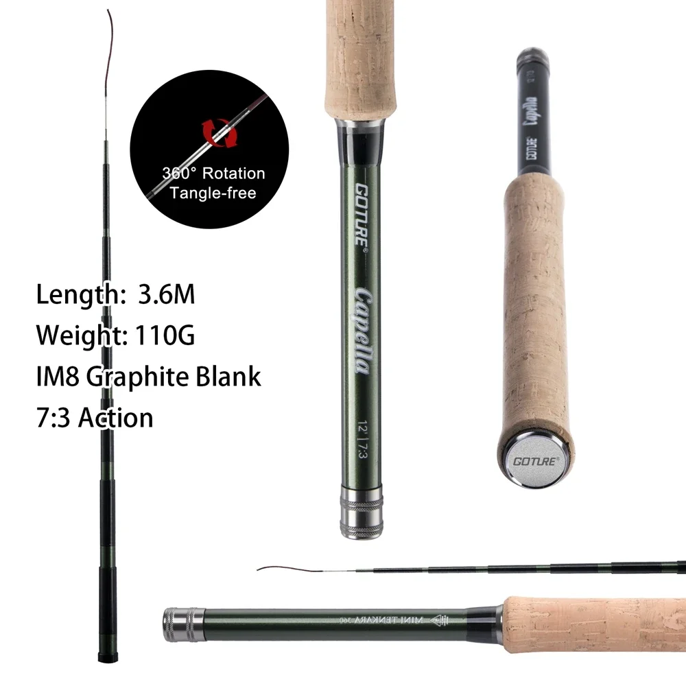 Goture 12FT Classical Tenkara  - Trout Fishing Lure recension och pris